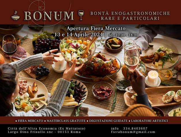 BONUM BONTA' ENOGASTRONOMICHE RARE E PARTICOLARI